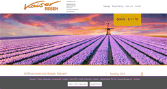 Desktop Screenshot of kaiser-reisen-karben.de